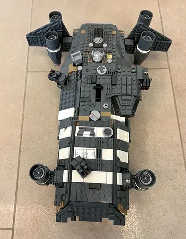 Lego Star Wars Skeleton Crew The Onyx Cinder set built once