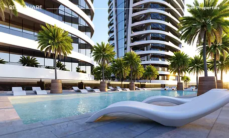 Furnished Studio | Red Square Tower 1 | Pool & Garden Views