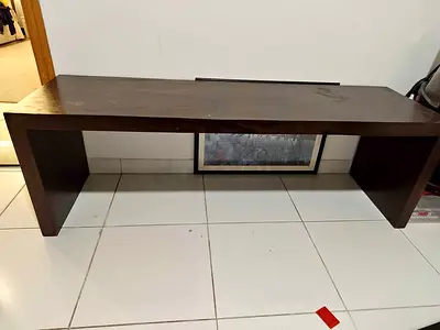 Beautiful Strong brown wooden bench
