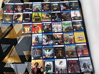 Large PS4/PS5 Game Collection — 40+ Original Discs (Various Genres)