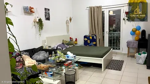 Fully Furnished studio With balcony Near Metro station