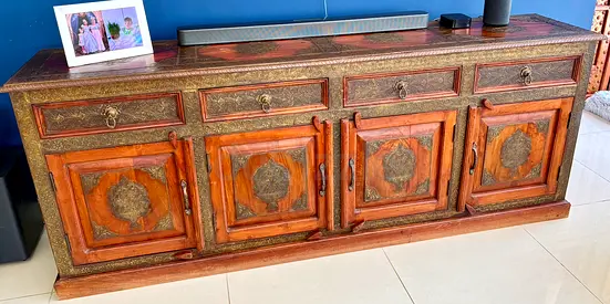 Carved Solid Wood Furniture Set