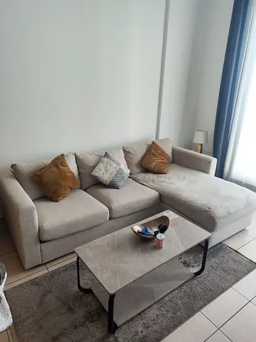 Genuine IKEA VIMLE L-shaped sofa with chaise lounge.