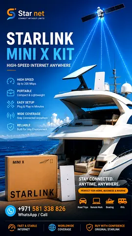Original Starlink Mini – Fast Internet – Delivery in Dubai – Cash on Delivery