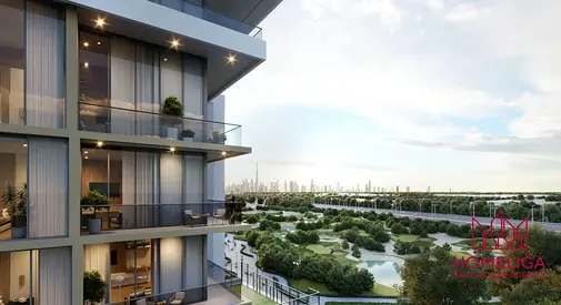 شقة من 3 غرف نوم | برج شوبا ون B | إطلالات على الخور والمنتزه | المعيشة في مجتمع الجولف