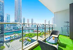 Rare Huge Terrace | 2BR + Maid | Marina Views