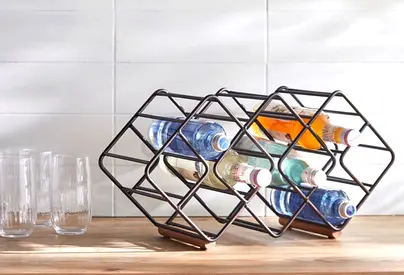 Rope 12-Bottle Stackable Wine Rack