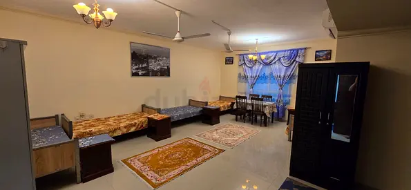 Large Furnished Shared Room with Beds, Dining Set and Wardrobe - Ready to Move