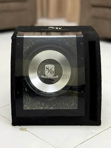 SOUND ORDINANCE B-17 500W 12” 4 ohm SUBWOOFER PRE-LOADED BANDPASS ENCLOSURE FRONT ACRYLIC FOR SALE