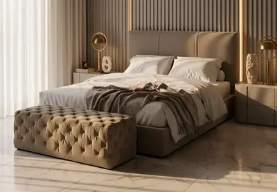 Brand new brown colour king size Bed