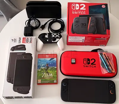 Nintendo Switch 2 Under Warranty + Pro Controller + Games