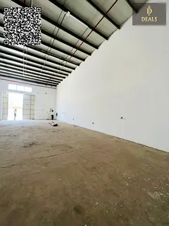Ground Floor Warehouse for Annual Rent in Ajman | 2,000 Sq. Ft. with 20 KW Power, Payable in 4 Insta