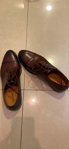 Magnanni Brown leather mens dress shoes - size (eu 40, us7.5) - new
