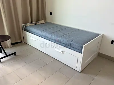 White Daybed with Under-Drawer Storage (IKEA BRIMNES) in perfect condition. Was used only ones.