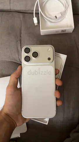 iPhone 17 pro max 256gb silver used like new for sale