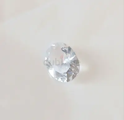 6.72 Carat Natural White Sapphire - IGI certified