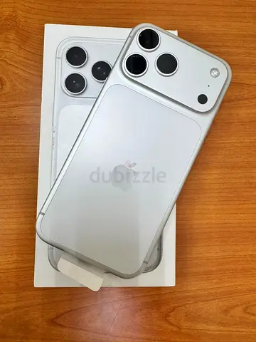 IPhone 17 Pro Max 256GB Silver TDRA UAE Version 100% Battery Utgent for sale in Low Price