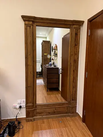 MARINA HOME full height floor mirror solid wood 220x120 cm