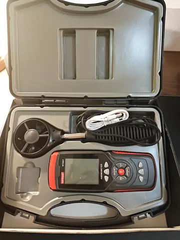 Wintact Digital Anemometer - Handheld Wind Speed Meter (Like New, in a rush to sale)