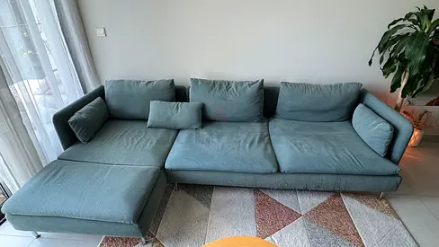 SÖDERHAMN IKEA 4-seat sofa + chaise longue | 800 AED