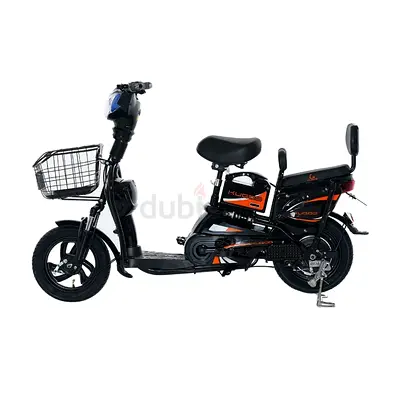 Kugoo Electric Scooter with Seat and Front Basket