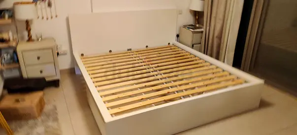 Ikea king size bed with mattress available in perfect condition