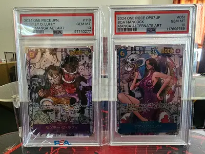 Japanese PSA 10 mangas for sale  Monkey D Luffy and Boa Hancock