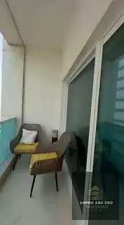 Furnished 2BR for Rent in Ajman One Towers - Above Al Amoor - Balcony &amp; Central AC - Near Ajman 