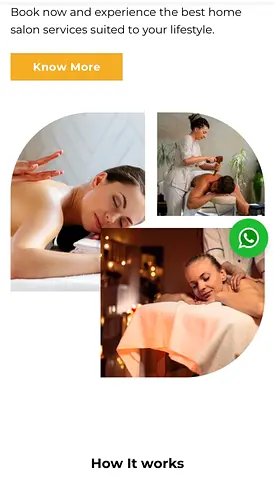 Salon Home Service Business Website for Sale with Sale Leads