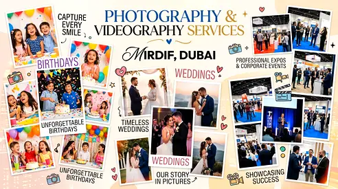 📷 Mirdif Photography  Videography Services | Premium Visual Content for Businesses, Brands  Event