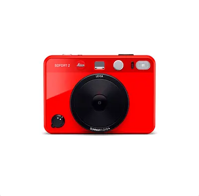 Leica Sofort 2 Red Instant Camera - In the Box - never used