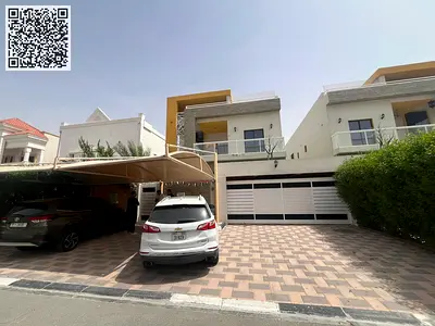 فيلا كلاسيكية بخمس غرف نوم رئيسية متاحة للإيجار في الروضة عجمان