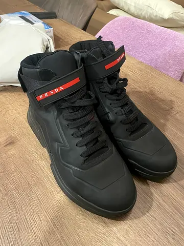 Authentic Prada Polarius 19 LR High-Top Sneaker size 45