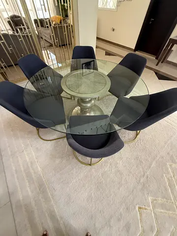 6 Upholstered Chairs - Modern Set