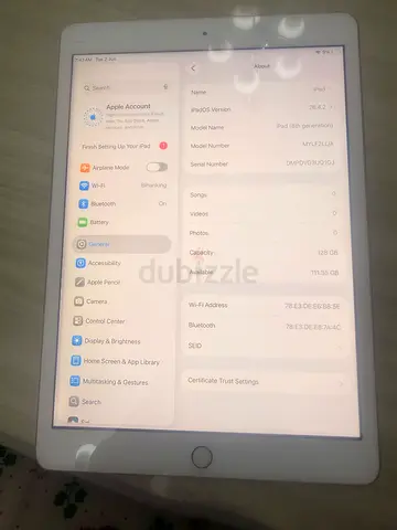 Apple iPad 8th geb 128 hb  - Good Working Condition