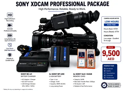Sony XDCAM Professional Camcorder Package - Ready to Shoot