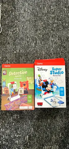 2x Osmo Starter Kits – Detective Agency  Disney Super Studio (for iPad)