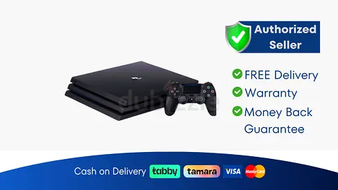 Sony PlayStation 4 Pro 500GB 4K Gaming Console - Jet Black - Warranty - Free Delivery