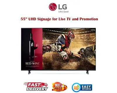 LG 55 Inch Digital Signage - Best Signage for Business - Live TV and Promotion - FREE DELIVERY