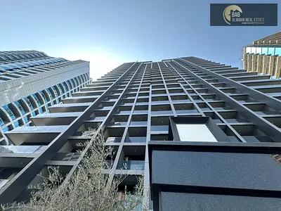 شقة حديثة بغرفة نوم واحدة | برج أمل | شرفة وإطلالات على المدينة