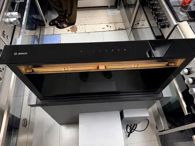 Bosch series latest model built-in downdraft black hood 90cm