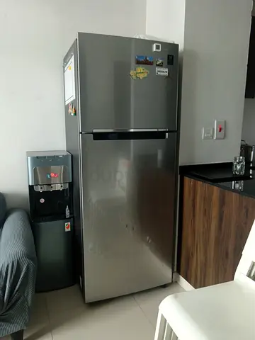 2-Door Silver SAMSUNG  digital inverter technology Refrigerator - Good Condition