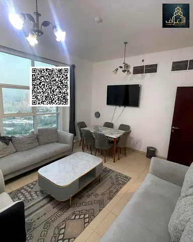 Spacious Fully Furnished 2-Bedroom Apartment for Annual Rent in City Tower, Al Nuaimiya 3, Ajman A fantastic opportunity to rent a spacious and fully
