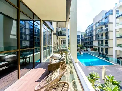 1BR Fully Furnished | Pool View | Multiple Cheques