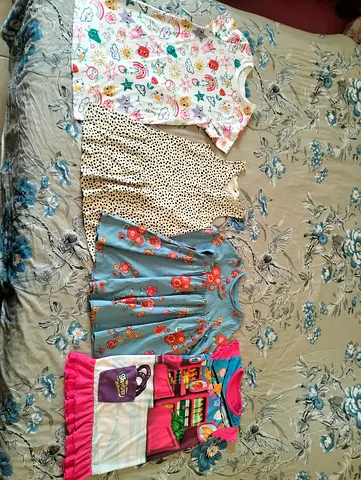 All for 50 AED 4 beautiful dresses good for 3-4 years old girl in perfect condition