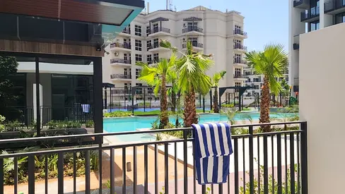 Semi Furnished Bright and Modern Studio Spacious