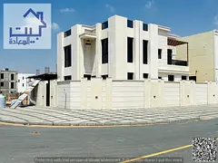 Corner villa for sale in Al Helio 2_ Ajman_Two streets_ prime location directly opposite Azha Cmpd.