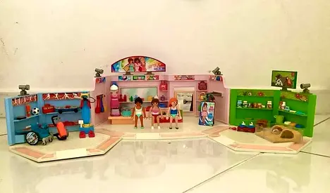 Playmobil city life 9078 - shopping plaza