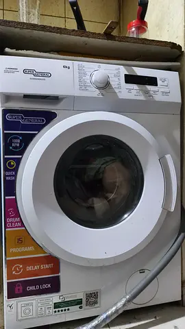 Used Super General 6kg Front Load Washing Machine - Working