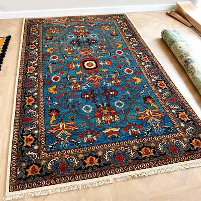 Hand notted Persian carpet . Medium Size:295.241 cm  .very good Condition.